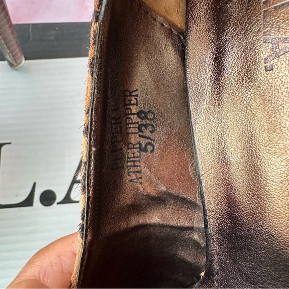 N.Y.L.A Leopard Print Heels Size 38 - Picture 6 of 16